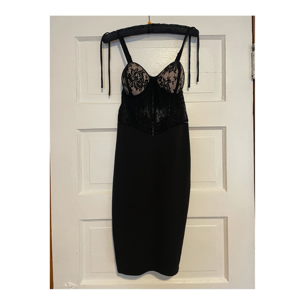 Akira Black Lace Bodycon style dress